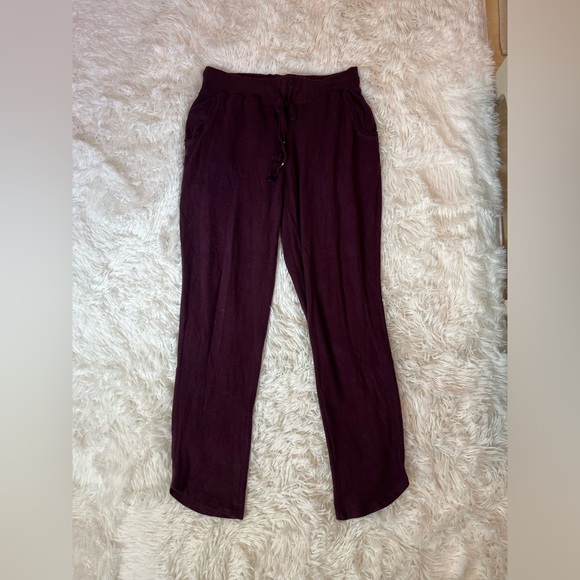 Saturday Sunday Anthropologie Joggers Purple Lounge Sweatpants Plum Suha small - Picture 5 of 9